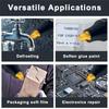 AEE2-Mini Hot Air Gun Dual Speed Temperature Adjustment Fast Hot Air Gun Handmade Soft Clay Drying Shaping EU Plug