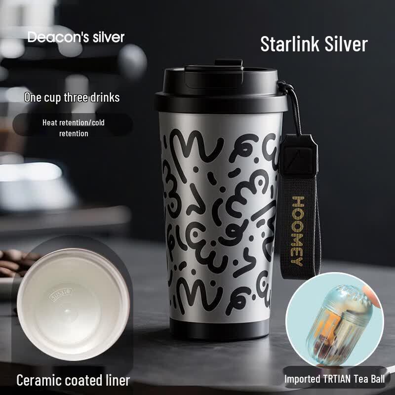 Youluo 2026 Ceramic Lined Insulated Coffee Mug