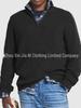 Men’s Business Casual Stand-Up Collar Zipper Sweater - Autumn/Winter 2025 Collection.