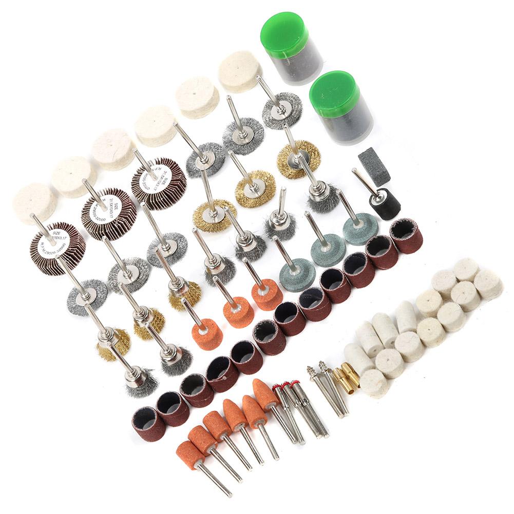 145PCS Rotary Tool Accessory Set for Mini Drill Electric Grinder Grinding Polishing Cutting