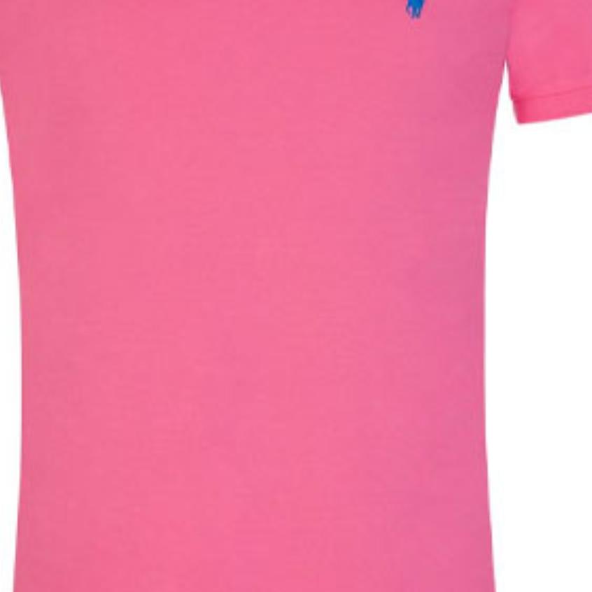 Polo Ralph Lauren Casual Solid Color Logo Embroidered Short Sleeve Polo Shirt Men Tops Pink 710536856-245