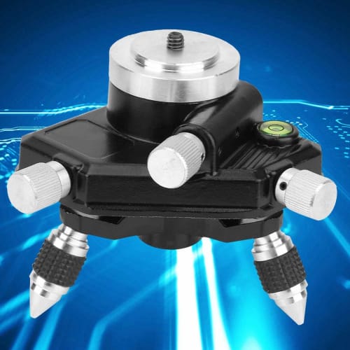 Laser Level Tripod, 360 Degree Standard Aluminum Alloy Tripod Stand Bracket with 1/4" Thread for Laser Levels