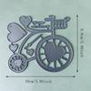 Bike Love Metal Cutting Dies Stencil for DIY Scrapbooking Photo Album Embossing Paper Cards Crafts Diecuts