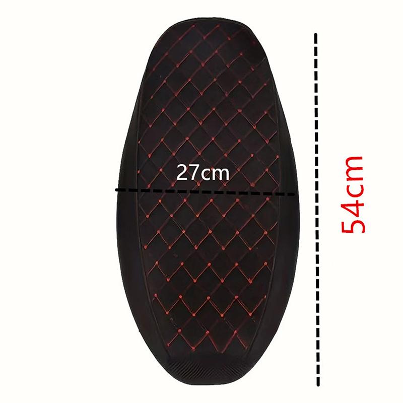 Motorcycle Seat Cover Pu Leather Seat Motor Mesh Breathable Waterproof Scooter Seats Cushion Sunproof Pad Cushion Seat Cover