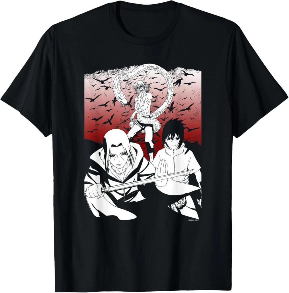 Naruto Shippuden Sasuke Orochimaru Anime T-Shirt