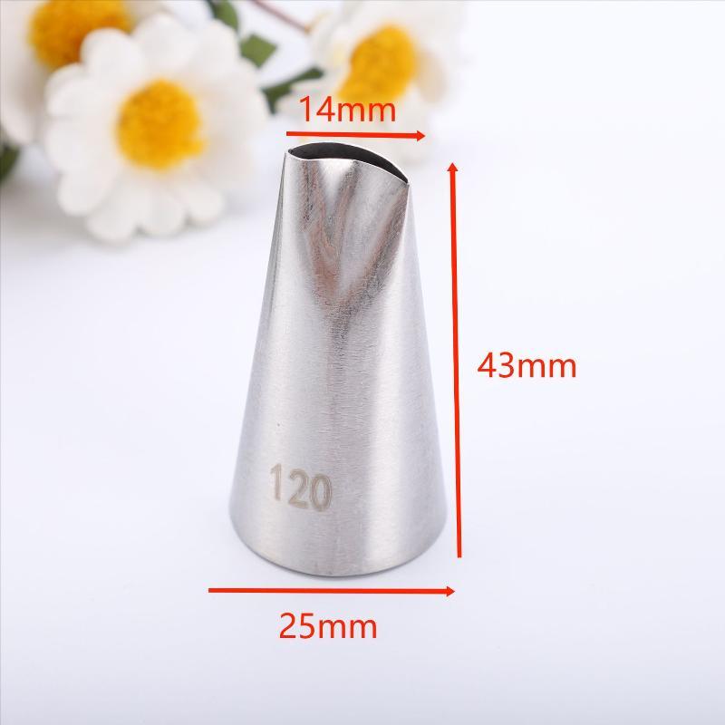 Stainless Steel Cake Nozzle Tube Head Diy Pastry Puff Skirt Icing Piping Nozzles Cake Decorating Supplies Baking Tools