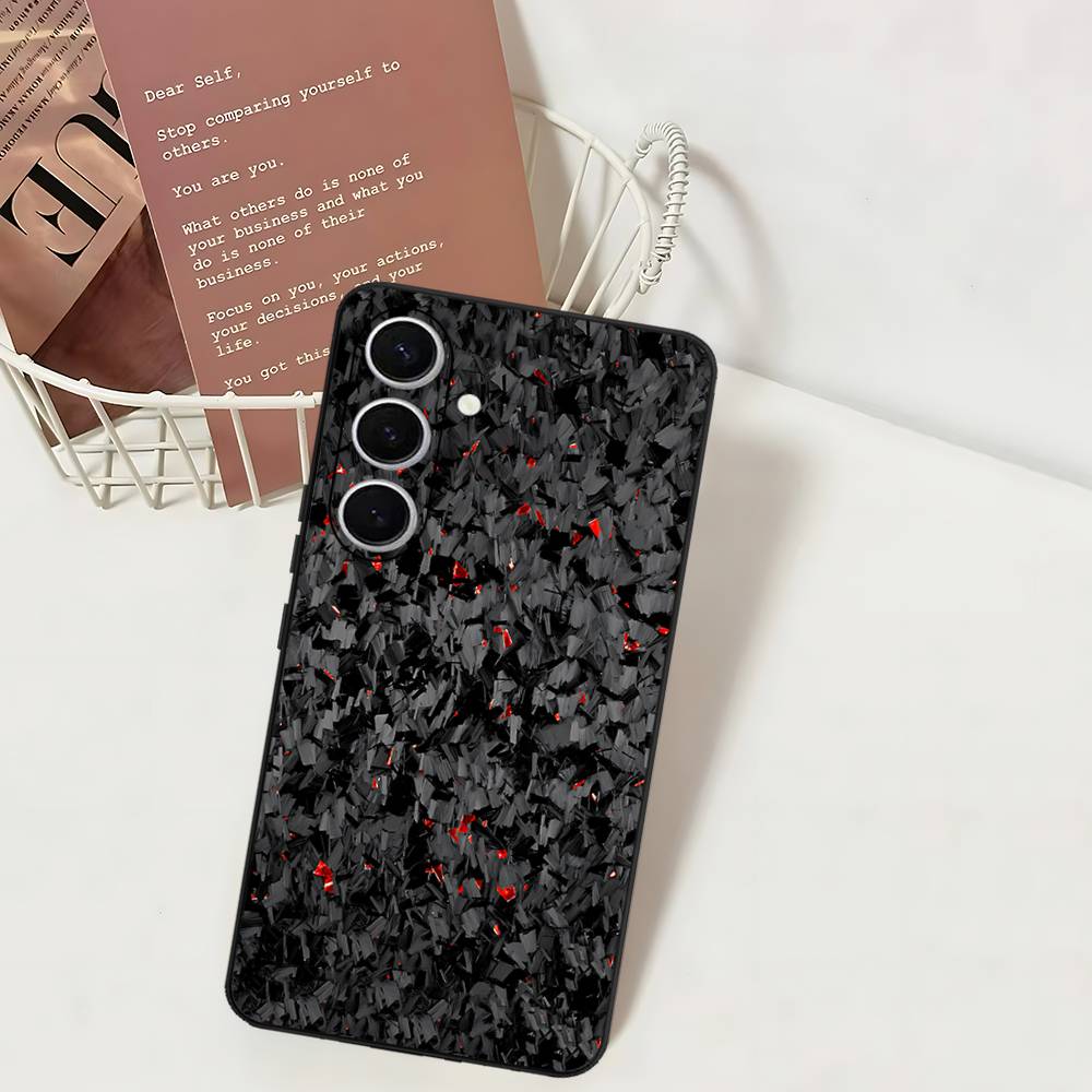 Forgeds Carbon Fundas Phone Case For Samsung S 24 Fe 25 Ultra Plus 20 Lite 21 30 22 23 24 22 Ultra 5G Fundas