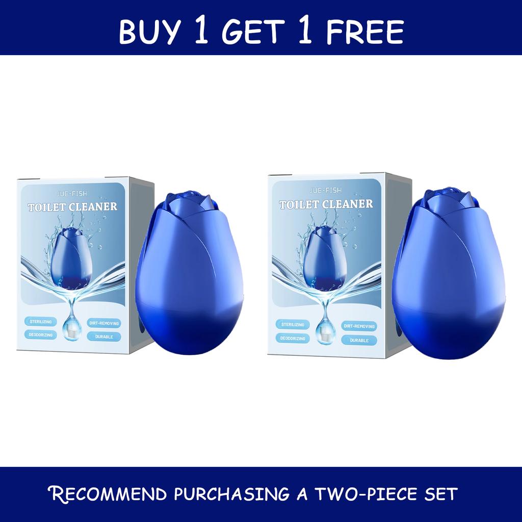 Jue Fish Rose-scented Toilet Cleaner for Household - Dish Removal Deodorizer with Long-lasting Fragrance Toilet Cleaning