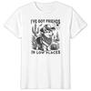 Funny Ive Got Friends Fashion Casual Tops Humor Dog Vintage T Shirts Classic Tops Adult Humor Tshirt Unisexs Tshirts
