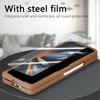 2 in 1 Detachable Carbon Fiber Card Wallet For Samsung Galaxy Z Fold 6 5 4 5G Magnetic Phone Case with Screen Protector Cover