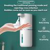 Distributeur de Savon Automatique 380ml Mousse/Gel Recharge USB Sans Contact Capteur Infrarouge Intelligent Distributeurs de Savon Liquide 4 Vitesses Lave-mains