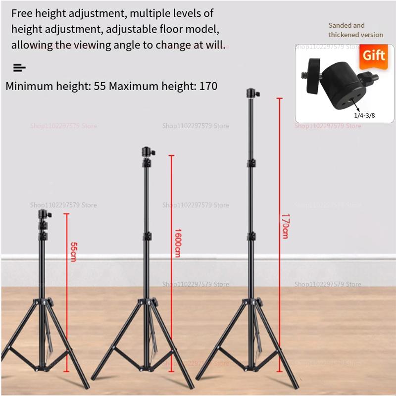 170CM Schwerlast Fotografie Lichtstativ Stativ Universal Projektor Kamera Stativ mit Multifunktions Verdickter Unterstützung