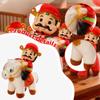 Year Horse God of Wealth Toy Ornament Adorable Collectible Soft