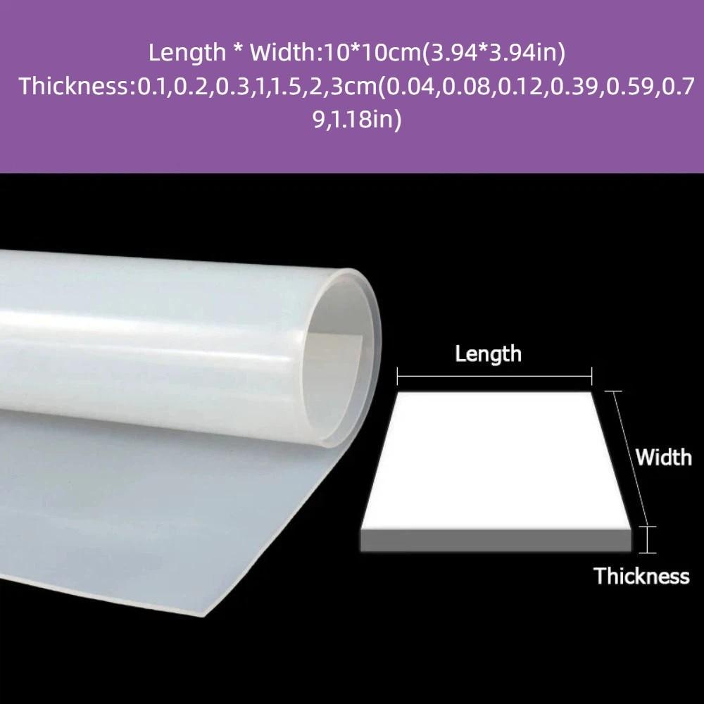 Translucent Silicone Sheet High Temperature Resistance Silica Gel Plate New Silicone Gasket
