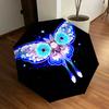 1pc Floral Butterfly Night Sky Umbrella with Plastic Handle,Suitable for All Seasons Home Travel Outdoor UmbrellaDD1684