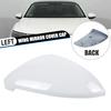 Glossy Black/Super White Door Wing Rearview Mirror Housing Shell W/Turn Signal For VW Jetta      2024 2025