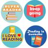 Reading Stickers for Kids,Teacher Reward Labels,Motivational Reading Stickers for Students,Teacher,School,piring Planner Label,1.5 inch 504 Per Pack