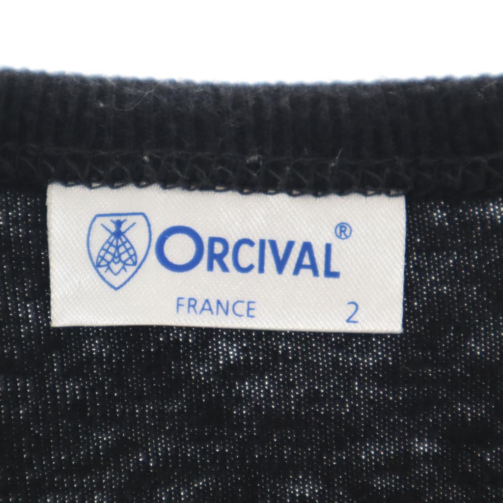 ORCIVAL made in Japan Long sleeve cardigan 2 black Women Used