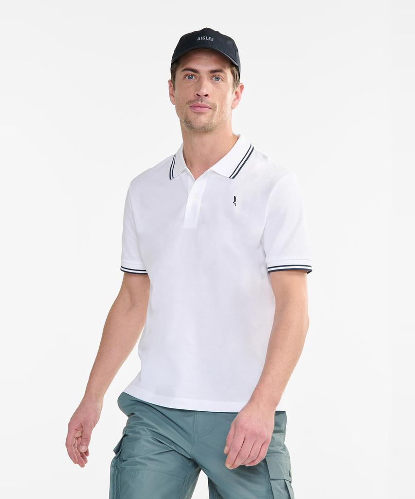 Aigle Men'S Short Sleeve Polo Shirt Ais25Mpsh001Bla