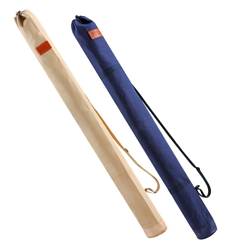 120/130/140Cm Canvas Fishing Rod Bag Waterproof Fishing Rod Umbrella Tackle Gear Storage Case Folding Portable Shoulder Bags