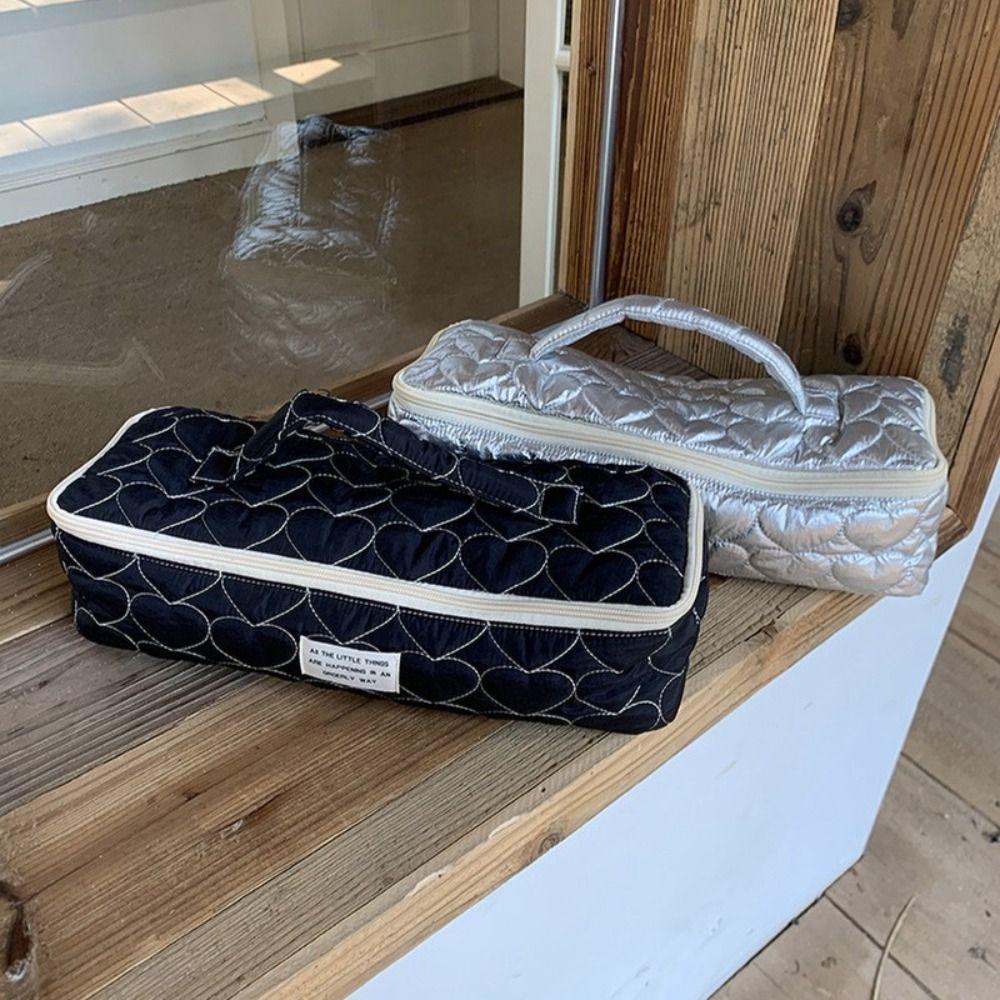 Fashion Large Capacity Hair Dryer Storage Bag Portable Travel Design Cosmetic Bag Lightweight Zipper Toiletry Bag Women