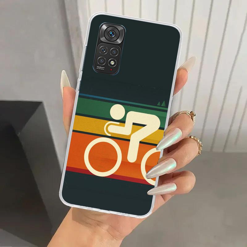 Bicycle Bike Sport Phone Case for Xiaomi Redmi Note 15 14 14S 13 12S 12 Pro 11S 11 Plus 11T 11E 10S Soft Funda Print Shell Redmi