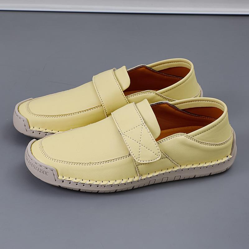 Damen Freizeitschuhe Handgefertigte Leder Slipper Bequeme Damenschuhe Hochwertiges Spaltleder Flache Mokassins Damen Sneaker