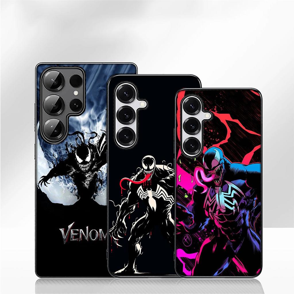 Comics Venom Marvel Cover Phone Case for Samsung Galaxy S25 S23 S22 S24 FE Ultra Plus A56 A05 A06 A15 A16 A57 S7 Edge