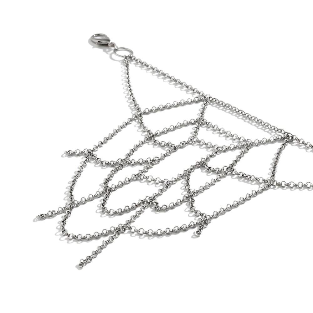 Gothic Punk Belt Chain Zinc Zinc Zinc Alloy Tassel Jeans Chain Cool Spider Web Waist Chain Male