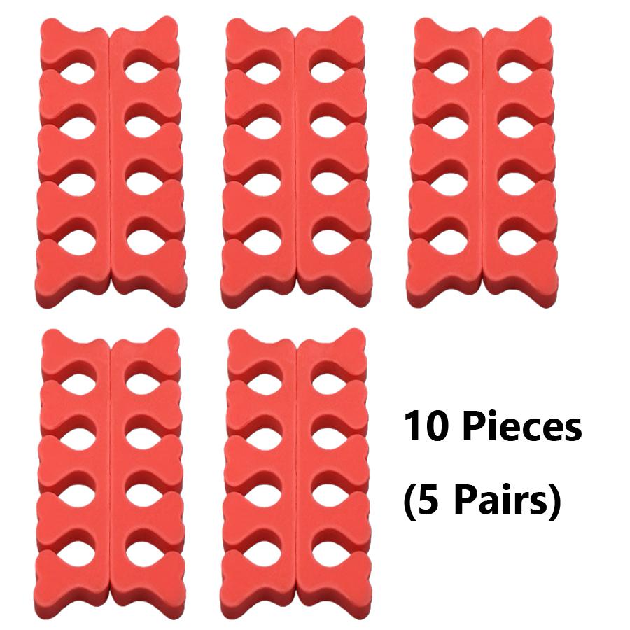 10/20Pcs Foam Toe and Finger Separators Mess-Free Nail Polish Application Toe Spacers, Manicure & Pedicure Essential Tools