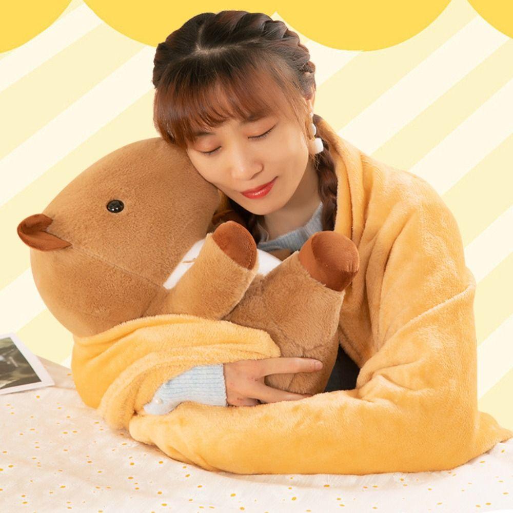 Cute Doll French Fries Capybara Plush Toy Simulation Capybara Plush Doll  Birthday Gift