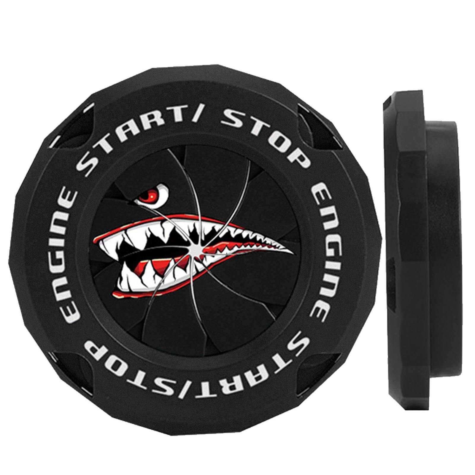 

Push To Start Button Cover, Start Stop Button Cover - Zinc Alloy Start Stop Please refer to the description чёрный