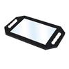 Professional Handheld Mirror Sponge Salon Barbers Glass Mirror Foam Frame Shockproof Makeup Mirror