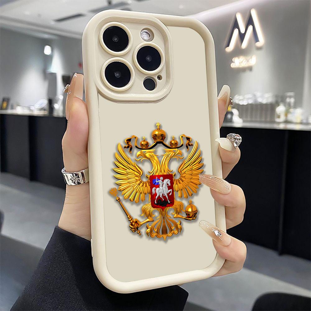 Russian Emblem Flags Cover Phone Case For HUAWEI MATE 20 30 40 50 P30 P40 P50 NOVA 5I 7 7I 9 10 11 11I SE Y70 Y90 Case Shell HUAWEINOVA9SE