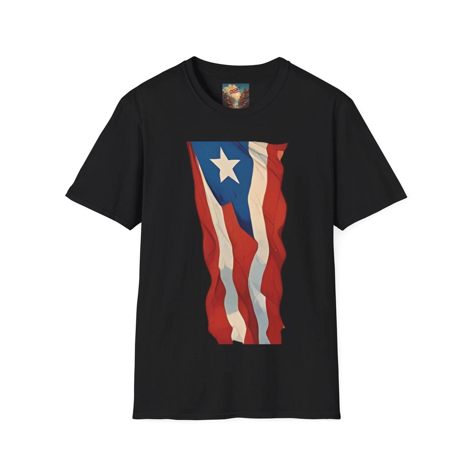 Graphic Puerto Rico T-Shirt Vibrant Design Men/Women Various Sizes Fast Shipping M