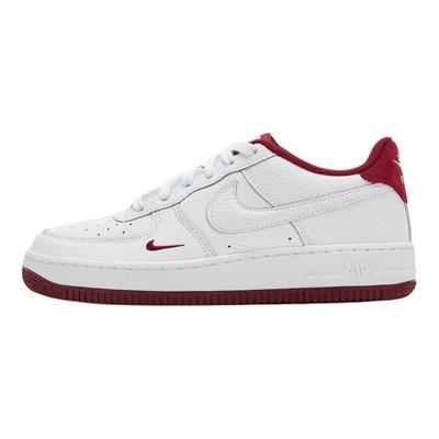 Air Force 1 LV8 GS White Team Red Kids Sneakers HF0952-100