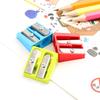 KUM 410K Double Hole Pencil Sharpener with High Hardness and Sharpness Blades, 8mm & 11mm, Brand New PS Plastic.