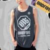 Li-Ning Lining Badfive Round Neck Sleeveless Basketball Jersey Men Tops Black AAYR207-4