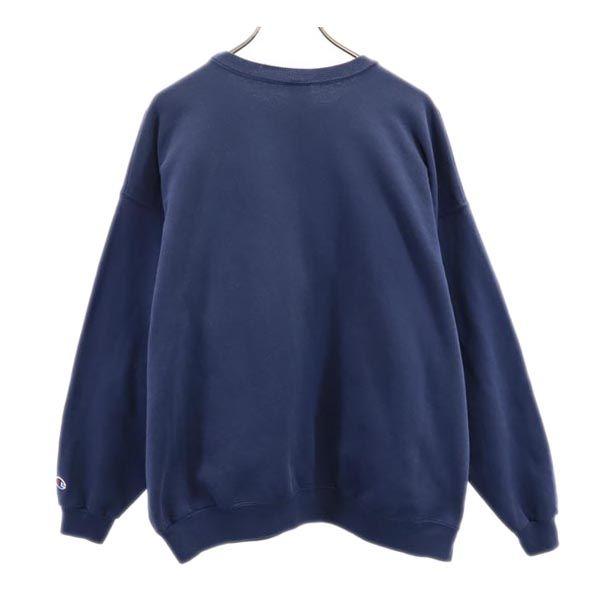 Champion 90s Old Long Sleeve Sweat Trainer XL Navy System Men's Used