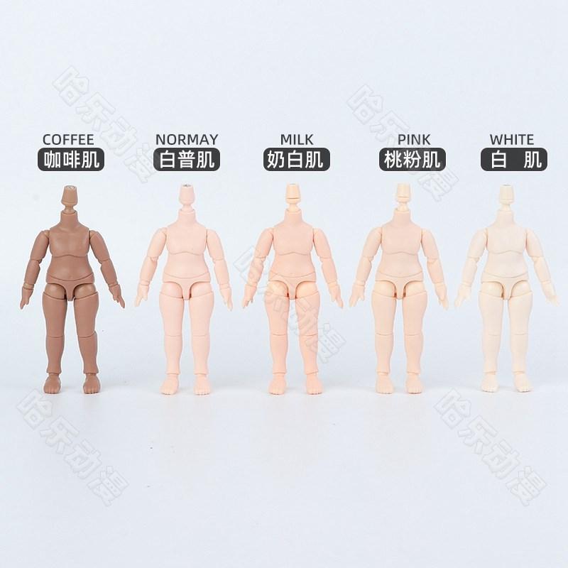 High Quality 11cm Hot 5 Style bjd body YMY body for obitsu11 GSC head ob11 1/12 BJD doll body spherical joint doll toy hand group