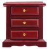 Dollhouse Bedside Table 1/12 Scale Wooden Night Stand Dolls House Furniture Kids Toys