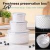 Stackable Vegetable Crisper Round Fruit Storage Container 2-Layer Food-Grade PP with Food-grade Plastic Drain Basket Leak-Proof Sealed Box