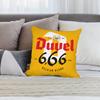 D-Duvel Beer Design Pillow Case Short Plush Pillow Covers Sofa Decorative Gift Home Double-sided Printing Cushion Cover