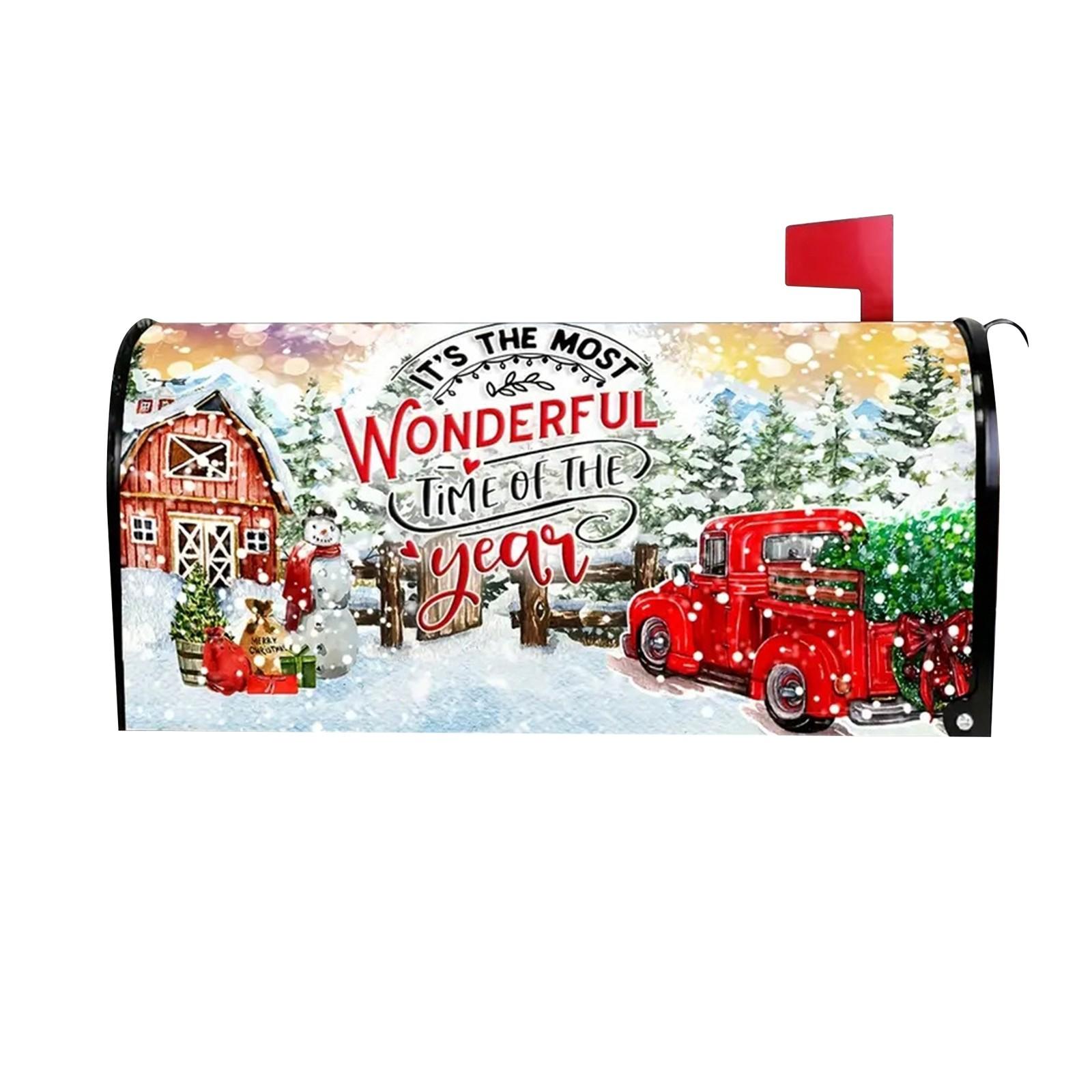 

Чехол для почтового ящика, водонепроницаемый защитный чехол, декоративная магнитная пряжка One Size