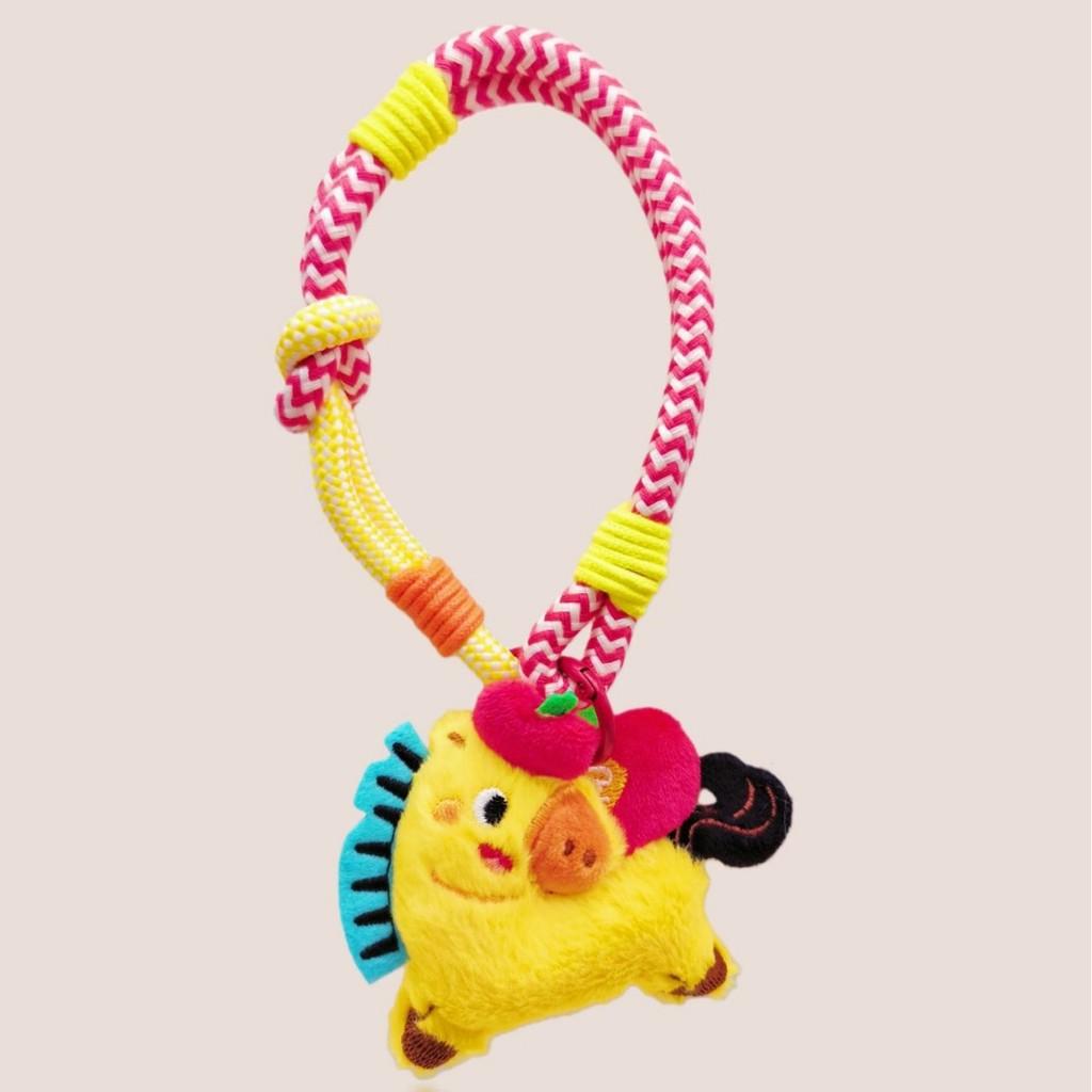 Plüschpferde-Taschenanhänger, Tierdekoration für stylische Rucksäcke und Autoaccessoires