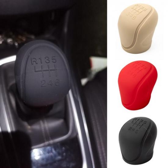 1PC 6Speed Car Gear Shift Knob Cover Gear Shift Non-Slip Grip Handle Protective