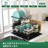 MAJALiS 2-Tier Large Capacity Dish Drying Rack Kitchen Organizer