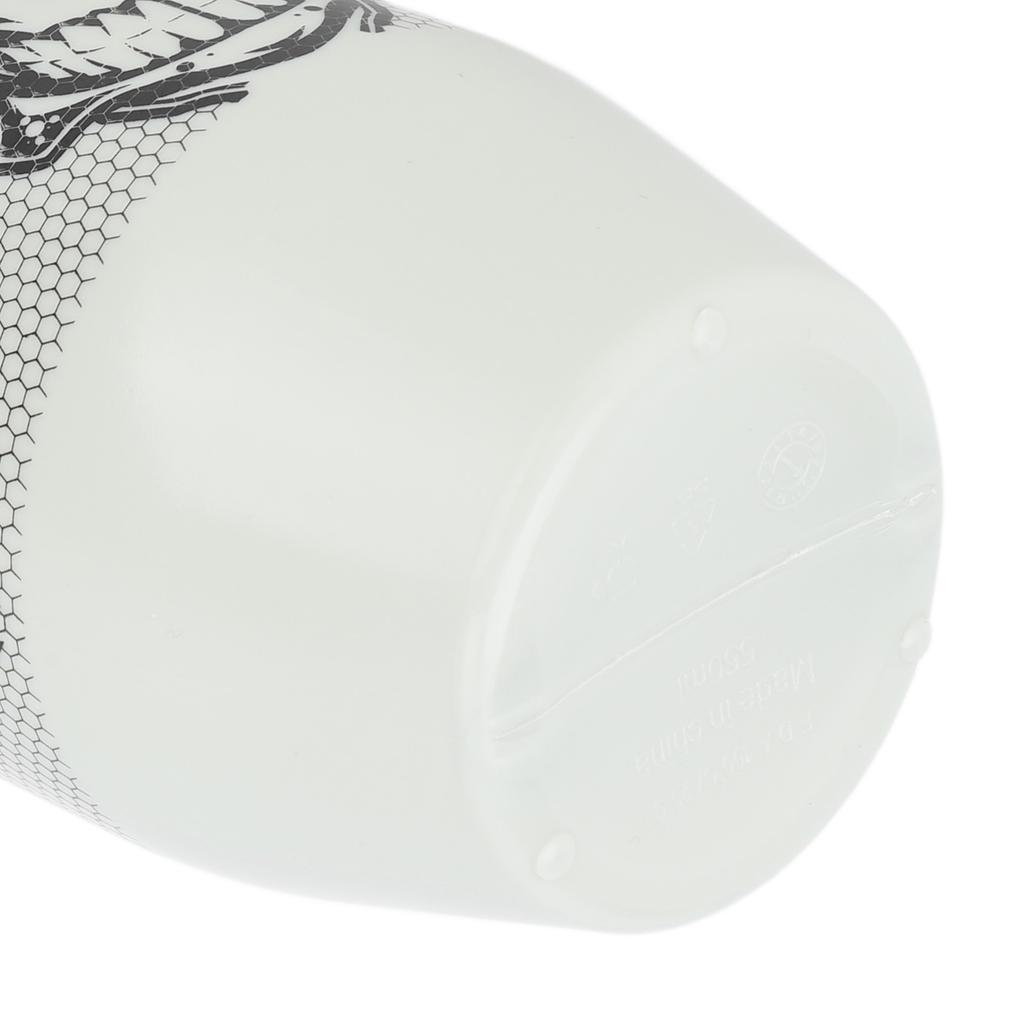 Bike Water Bottle Outdoor Squeeze Type 550ml Large Caliber PP5 Easy to Grip Cycling Sports Kettle Grey