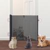 Retractable Pet Gate Mesh Pet Safety Gate No Drill Installation Indoor Outdoor