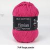 4-Ply Combed Milk Cotton Yarn Ball for Babies – Soft Cotton Spun Yarn